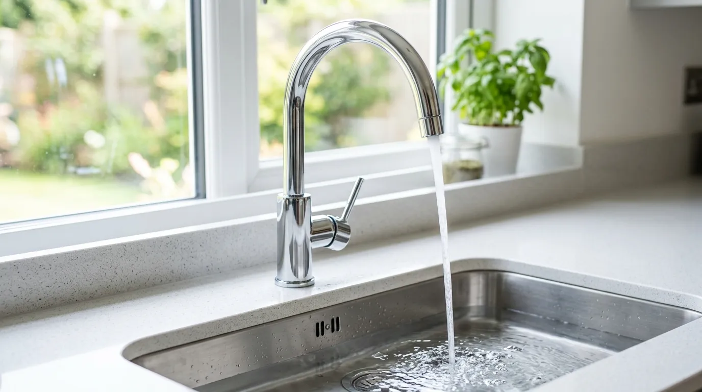 Local Plumbing Master Pros same day plumber fixing a faucet in Kingston, GA